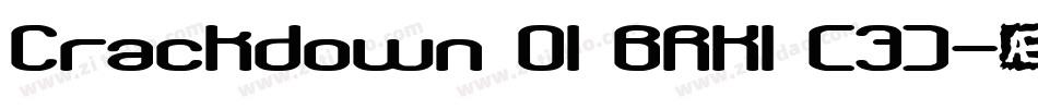 Crackdown O1 BRK1 (3)字体转换